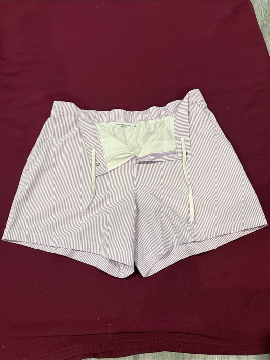 Abercrombie & Fitch Other - Abercrombie & Fitch Lavender Pinstripe Athletic Shorts